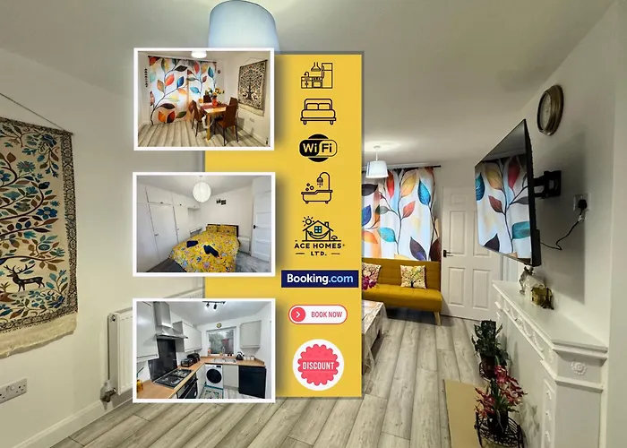 度假居 Spacious 2 Bedroom House By Ace Homes Short Lets & Serviced Accommodation Leeds Perfect For Family & Contractors With Free Parking 利兹